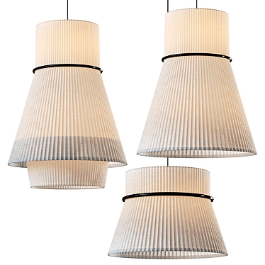 Lampatron PEO Pendant Light Trio 3D model image 1 