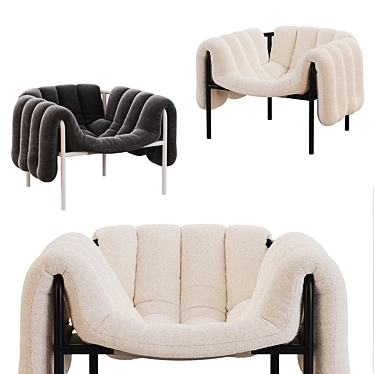 Cloud Comfort Lounge Chair 3D model image 1 