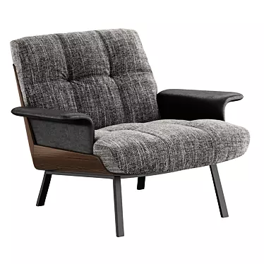 Daiki Armchairs | Minotti Design 3D model image 1 