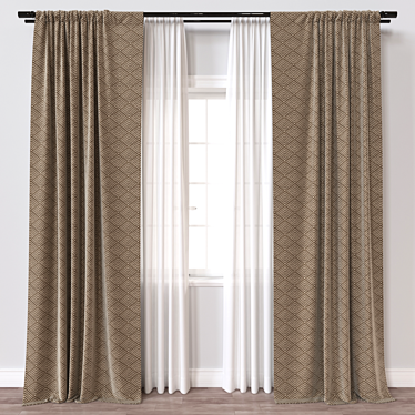 Versatile Curtain 3D Model corr.obj 3D model image 1 