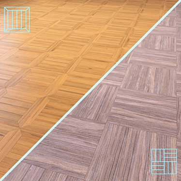 Wooden Floor 3D Model suite 3D model image 1 