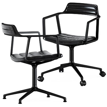  Vipp452 Swivel Chair: Sleek Design 3D model image 1 