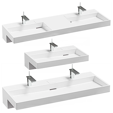 Jacob Delafon Terrace Sink Set 3D model image 1 