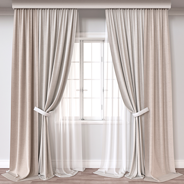 Drapery A227 | 3D Render | 87K Polygons 3D model image 1 