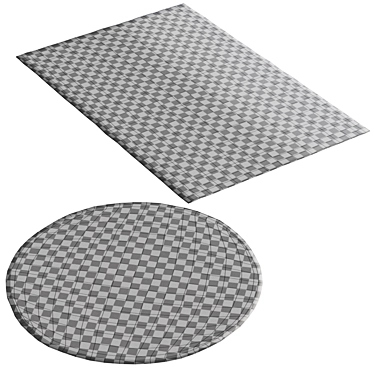 Luxury Rug Set by Corner Design 3D model image 1 