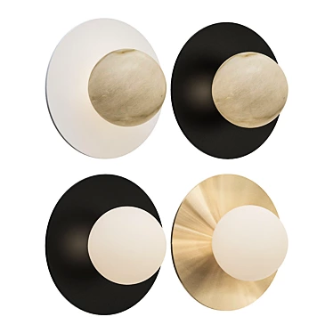 ImperiumLoft Alabaster Wall Light 3D model image 1 