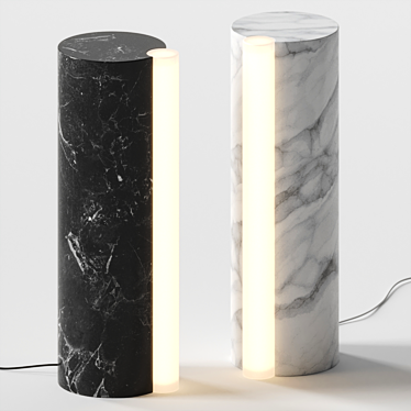 Marble Table Lamp SATELLITE 3D model image 1 