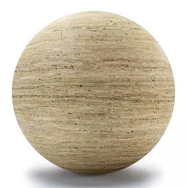 Travertine Stone Texture, 4K Render 3D model image 1 