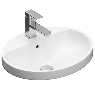 Geberit VariForm 450x550 Sink 3D model image 1 