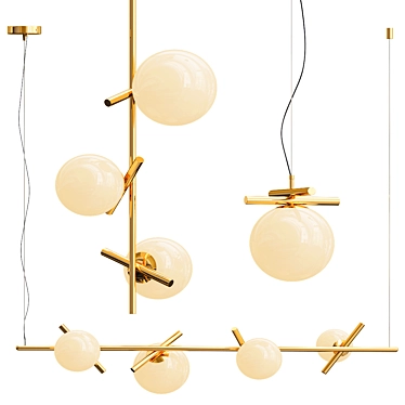 Elegance Defined: Lampatron KIRAN Collection 3D model image 1 