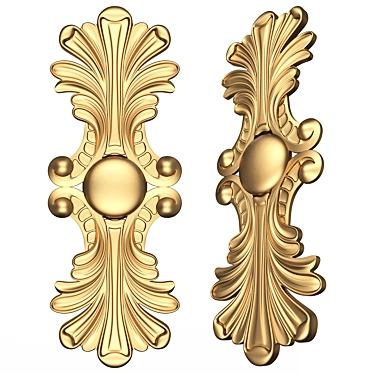 Carved Decor Furniture for 3D Modeling 3D model image 1 