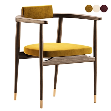 Modern Dining Chair 3D Model 3D model image 1 