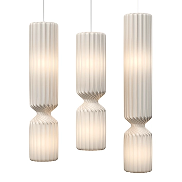 Sleek Modern Lamp Collection 3D model image 1 