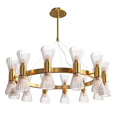 Crystal Chandelier: DIORI 24 3D model image 1 