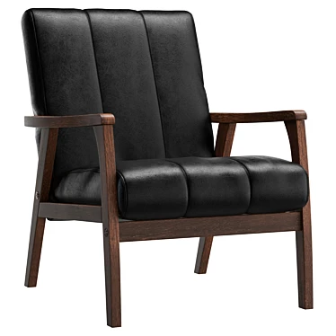   Armchair Upholstered in Alonah 3D model image 1 