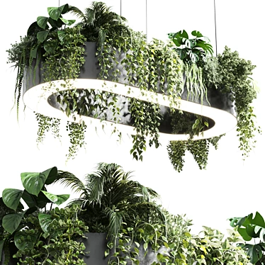 Modern Plant Light Pendant 3D 2015 3D model image 1 