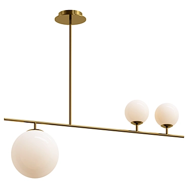 Sleek Modern Design VASTY Lamp 3D model image 1 