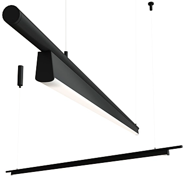 Modern Industrial Pendant Lamp by AC Studio 3D model image 1 