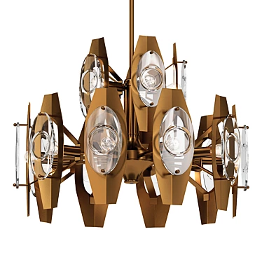 Stunning Sciolari Chandelier 3D model image 1 