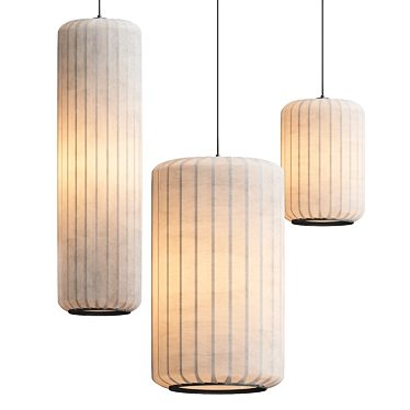 Modern Minimalist SAKARI Pendant Light 3D model image 1 