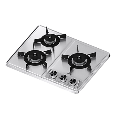 SK Magic Gas Cooktop - Trio 3D model image 1 