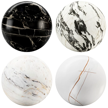 Marble Texture Collection Set 3D model image 1 