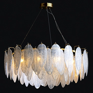 Elegant LORELEY Chandelier D80cm 3D model image 1 