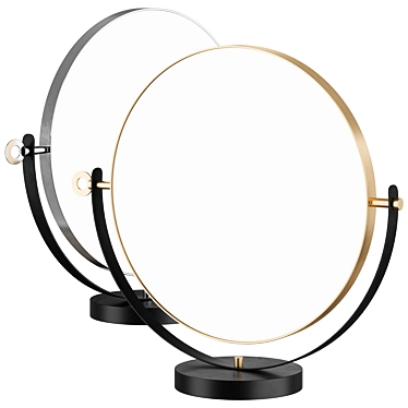 Elegant Ilario Mirror Design 3D model image 1 