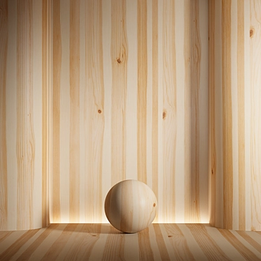 Seamless Wood Material Texture 3D model image 1 