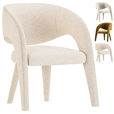 Modern Handcrafted Laurence Chair 1stdibs 3D model image 1 