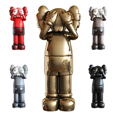  KAWS Holiday Sculpture Model for 3D Max 3D model image 1 