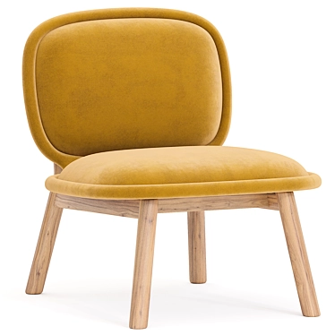 Elegant Crueso Armchair- 3D Model 3D model image 1 