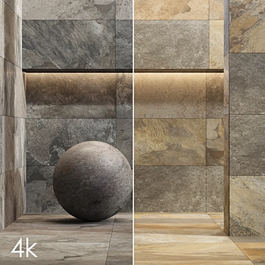 Slate Texture Bundle 4K 32Textures 3D model image 1 