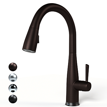 Essa Pull-Down Single Handle Faucet 3D model image 1 