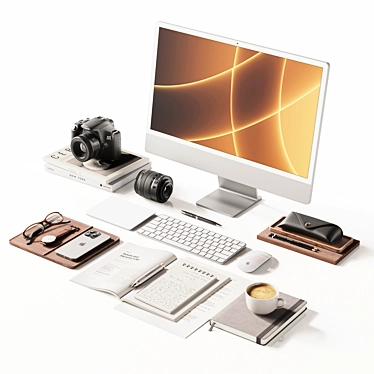 Pro Workspace Setup Kit 3D model image 1 