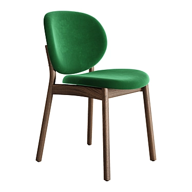 Modern Elegance in INES Chair 3D model image 1 