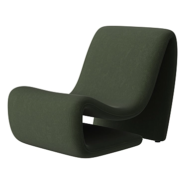  Upholstered Accent Armchair Duo 3D model image 1 