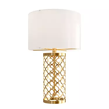 Openwork Metal Table Lamp