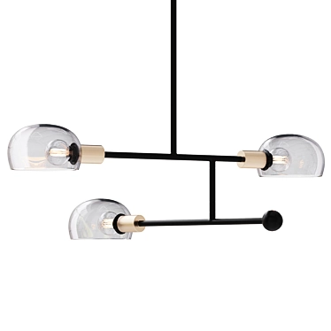 Modern Tangle Pendant Chandelier, 2014 3D model image 1 