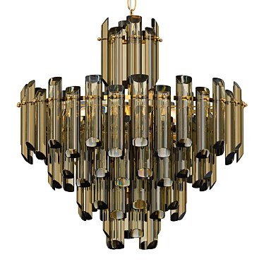 Elegant Pendant Flare Light 3D model image 1 