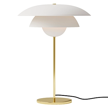 Modern Metal Table Lamp 2014 3D model image 1 