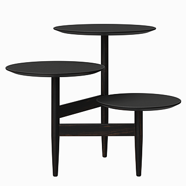 Stylish Hatton Side Table 3D model image 1 