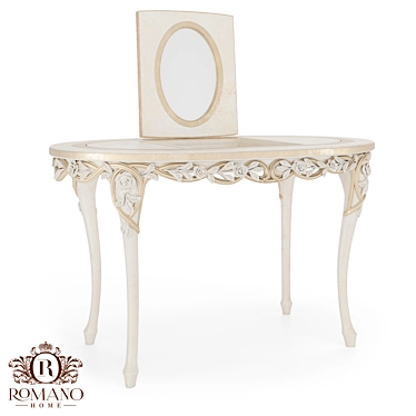Handcrafted Nicole Vanity Table 3D model image 1 