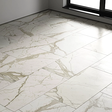 Calacatta Active Marble Flooring 3D model image 1 