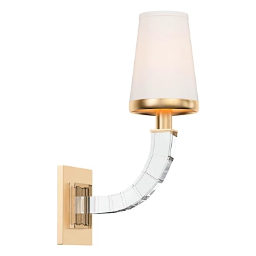 Ethereal Crystal Wall Sconce 3D model image 1 