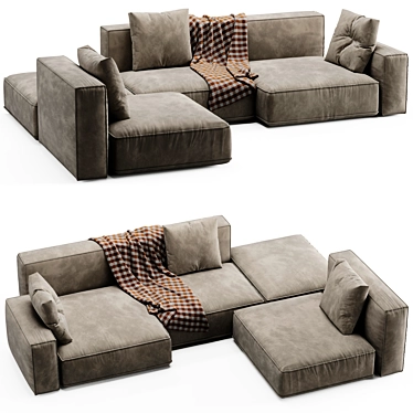 Modern 3D Sofa Boca Navi 3D model image 1 
