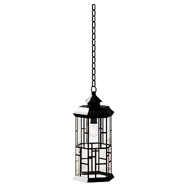 Carwen Outdoor Pendant Light 3D model image 1 