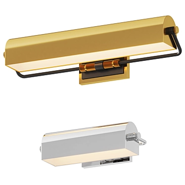 Modern Bowery Wall Sconce Lights 3D model image 1 