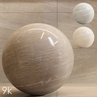 Quartz Marble Bundle - 9k Texture 3D model image 1 