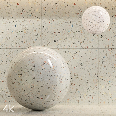 Terrazzo Texture Set 09 Bundle 3D model image 1 